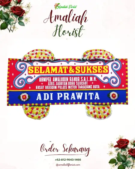 Papan Bunga Ucapan Selamat Gayam